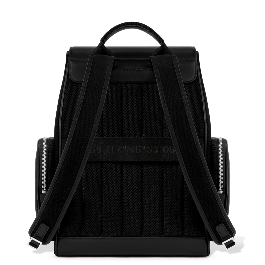 Shop Rimowa Canvas Flap Backpack Small In Black