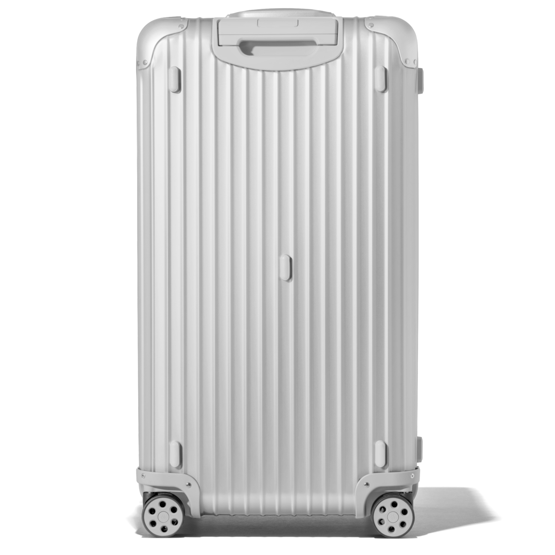 Original Trunk Plus Large Aluminum Suitcase, Silver