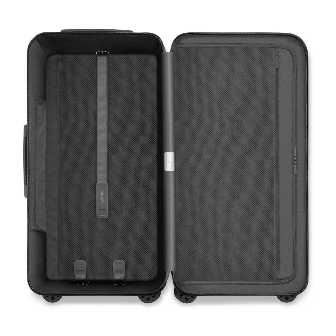 Essential Trunk Plus Large Suitcase, Black Gloss