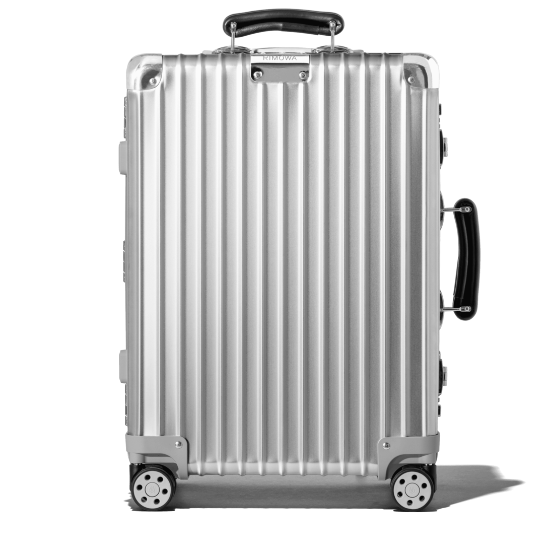 Classic Cabin S Aluminium Carry On Suitcase Silver Rimowa