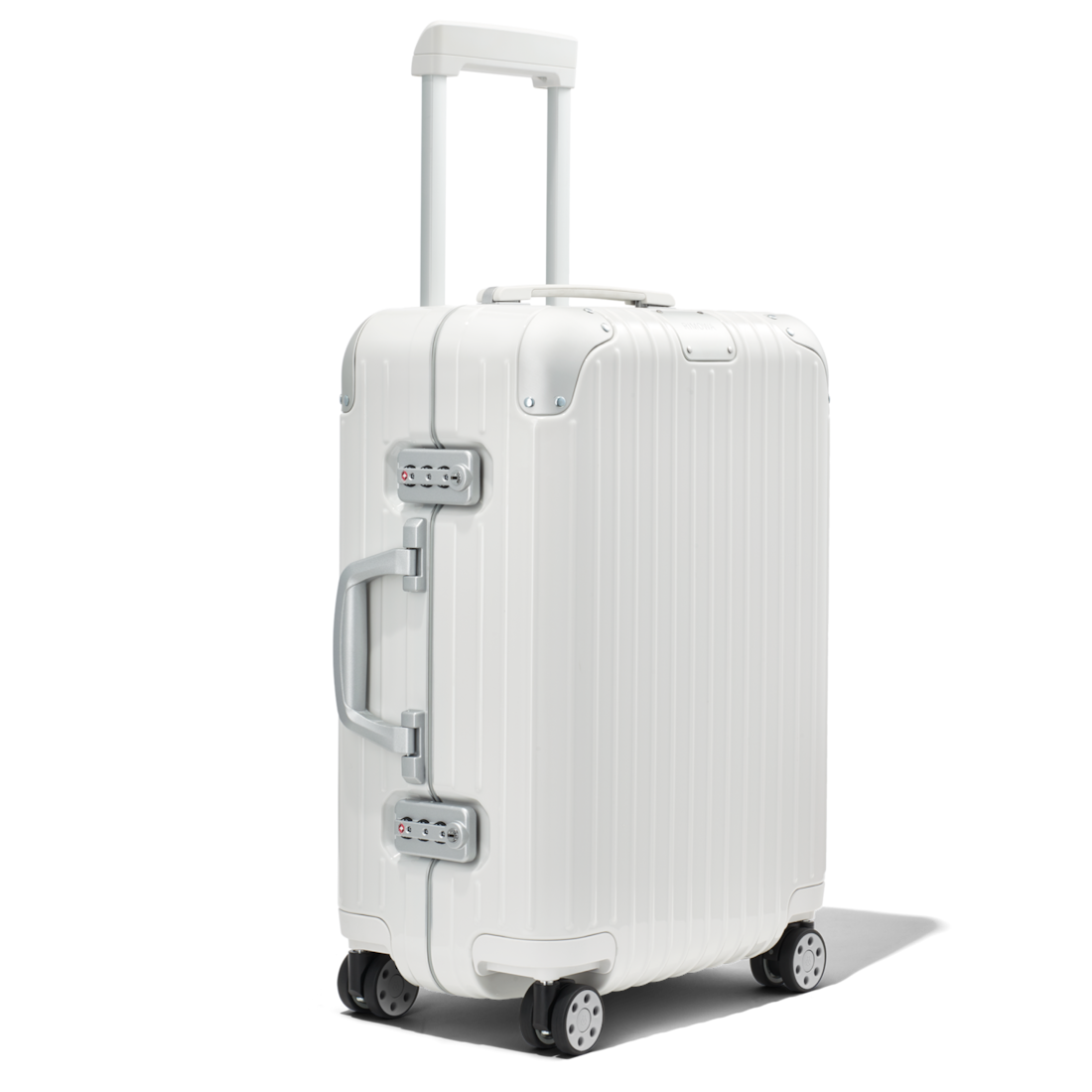 Essential Cabin S Lightweight Carry-On Suitcase White Gloss RIMOWA ...