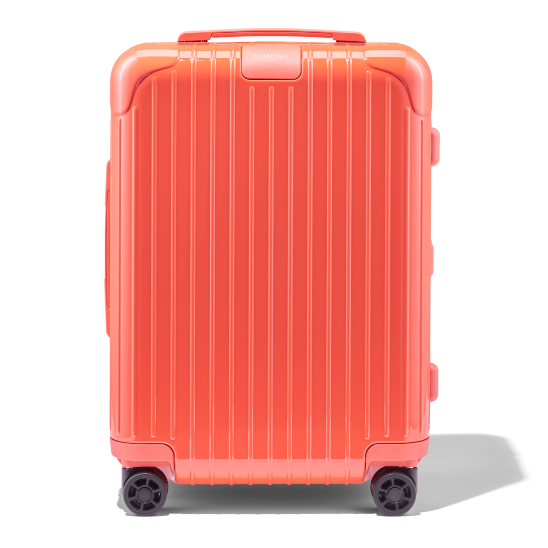 Rimowa Essential Cabin Carry-on Suitcase In Coral Red - Polycarbonate ...