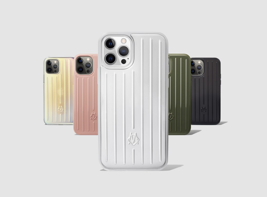 Desert Rose Pink Groove Case For Iphone 12 12 Pro Rimowa