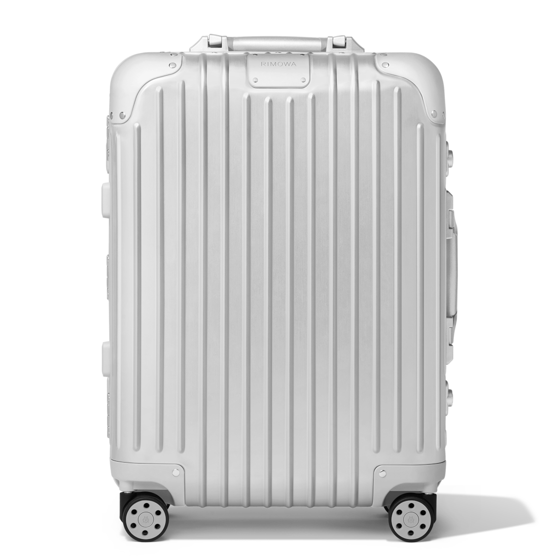 Original Trunk XL Large Aluminium Suitcase, Silver