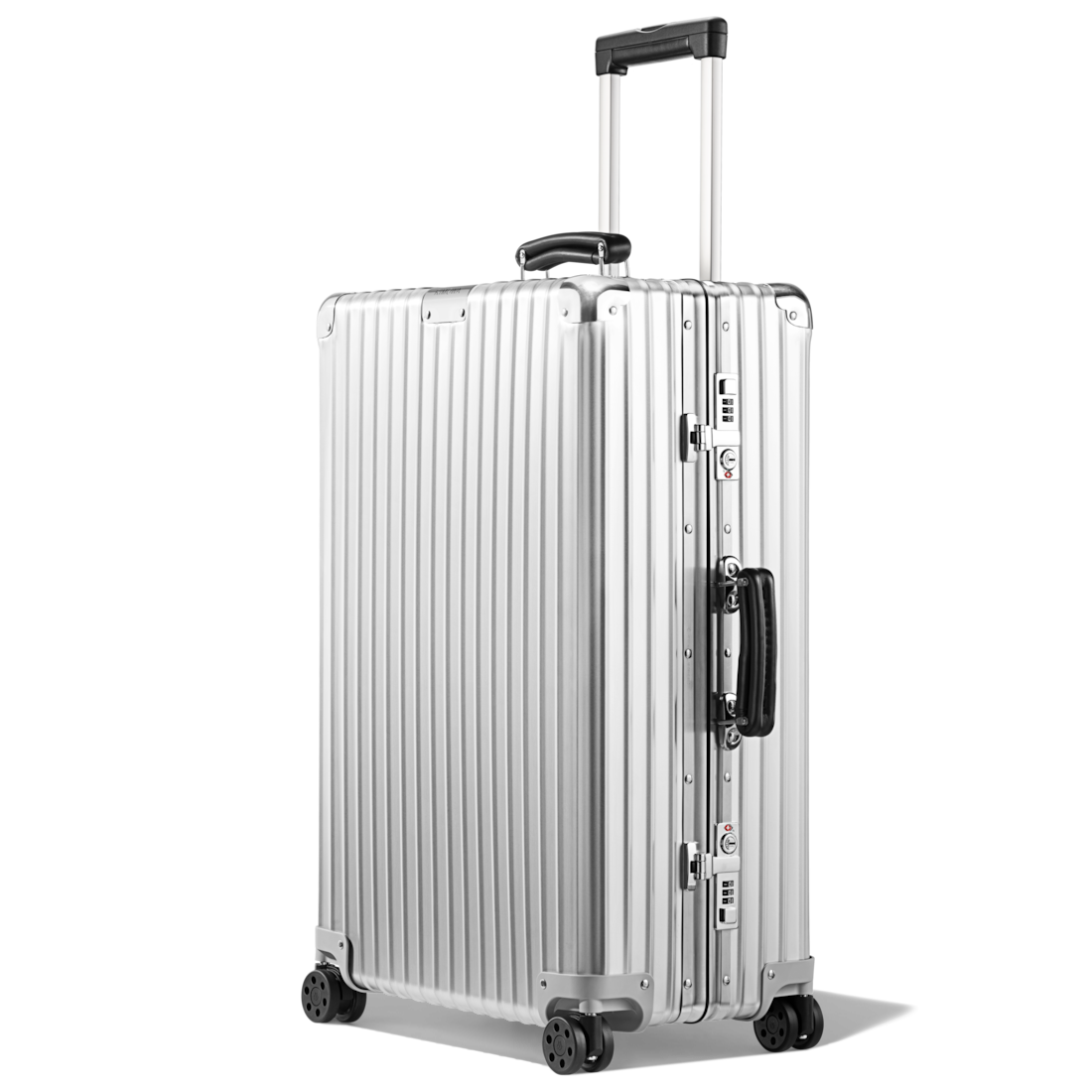 rimowa silver suitcase