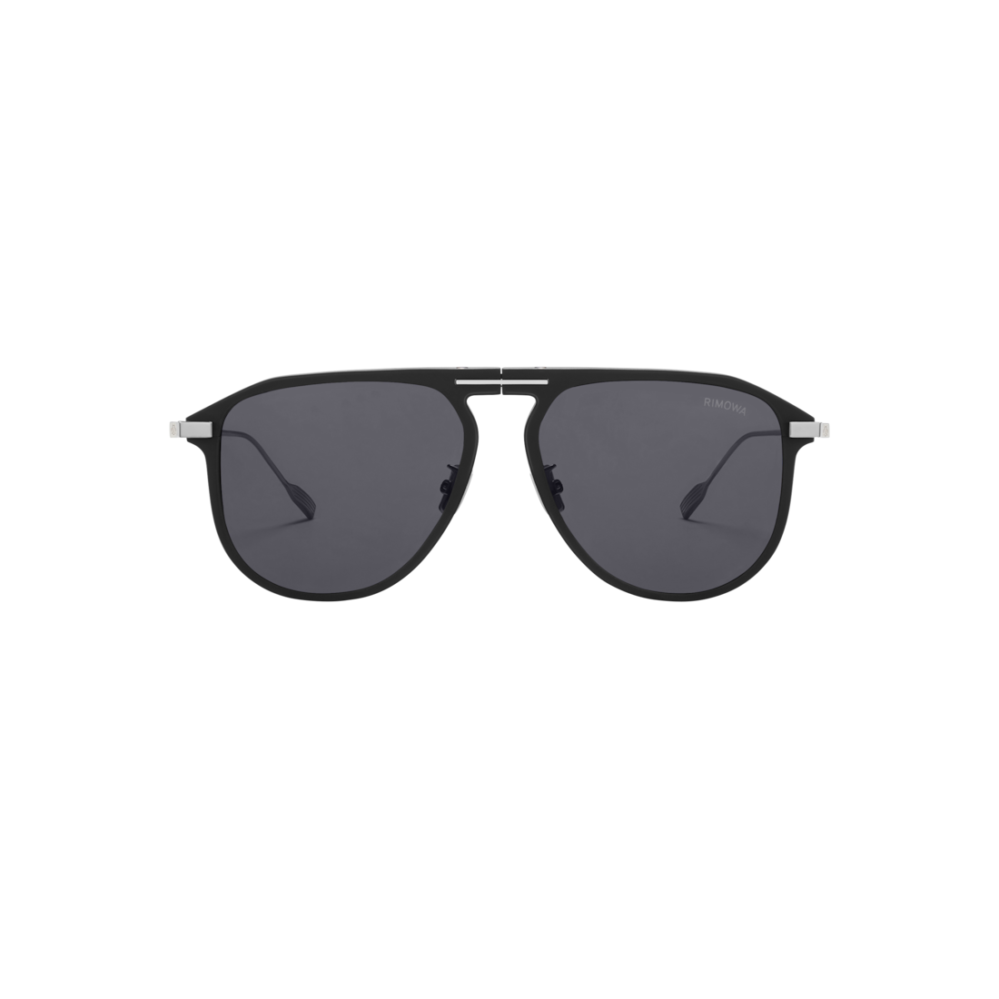 Opvouwbare piloten zonnebril in matzwart image number 0
