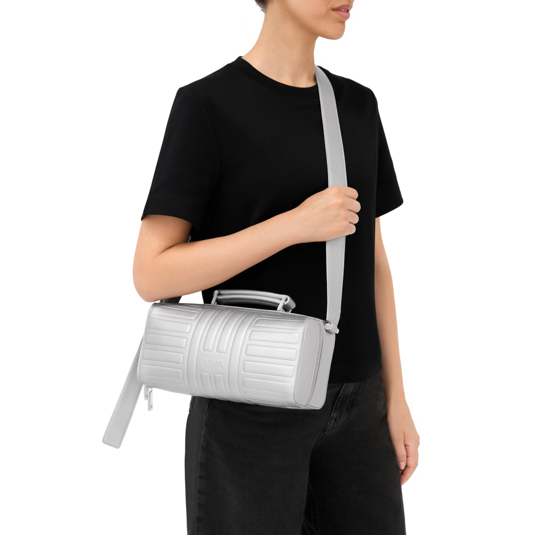 【値下げ】RIMOWA クロスボディバッグ　シルバー Personal - アルミニウム製クロスボディバッグ | シルバー | RIMOWA