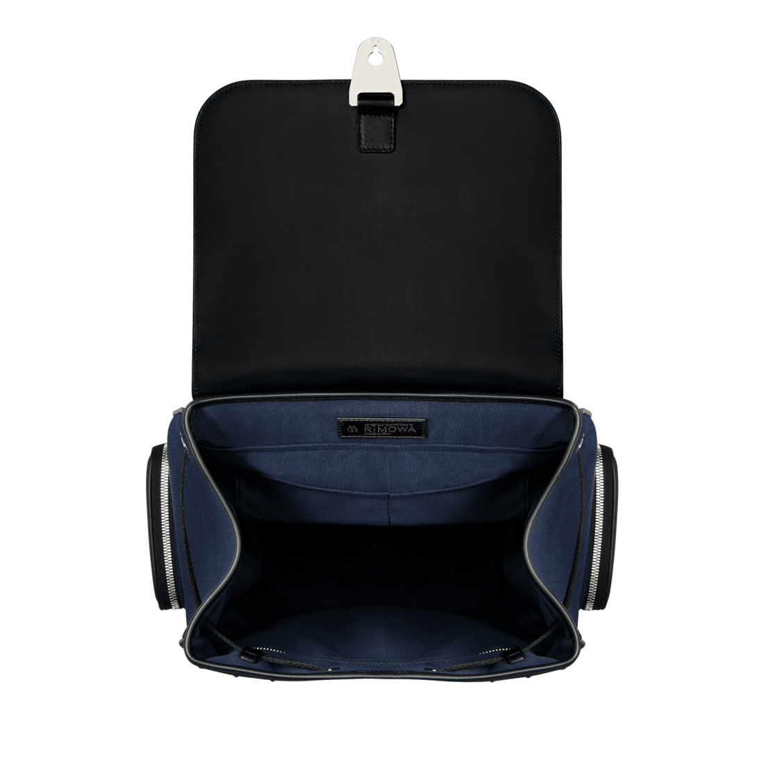 Shop Rimowa Canvas & Leather In Navy & Black