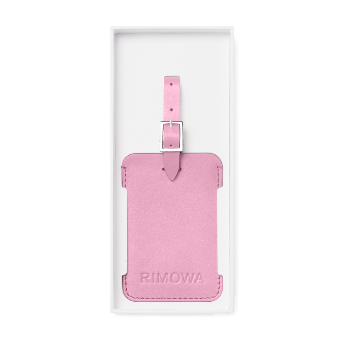 ローズピンク カスタマイズ レザー製ラゲージタグ | RIMOWA