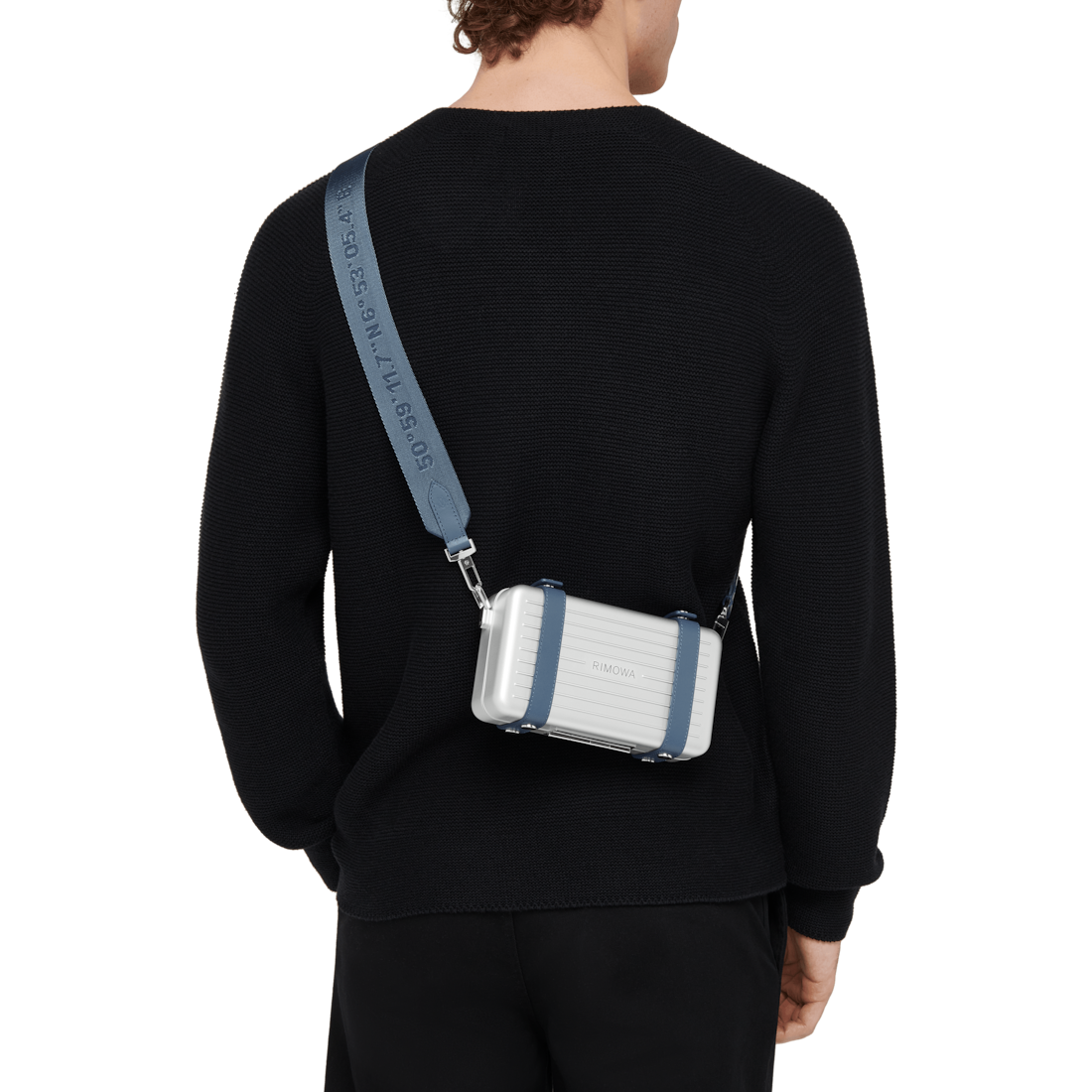 Personal Aluminium Cross-Body Bag | Arctic Blue | RIMOWA