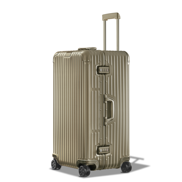 rose gold rimowa luggage