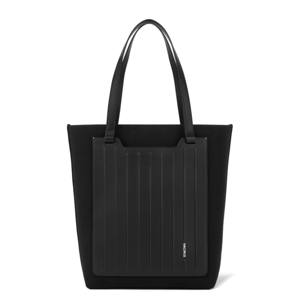 Shop Rimowa Canvas Vertikale Tote Bag In Schwarz