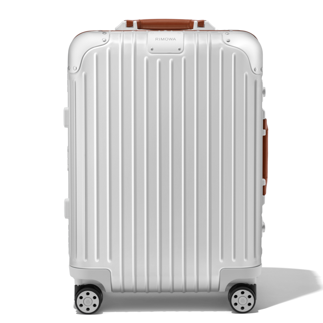 Original Cabin Twist Suitcase in Silver & Brown | RIMOWA