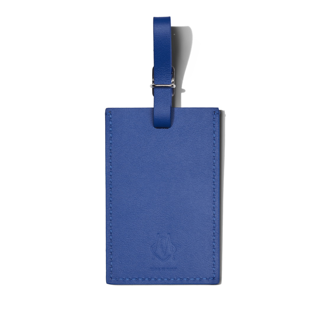 Ocean Blue Personalised Leather Luggage Tag RIMOWA