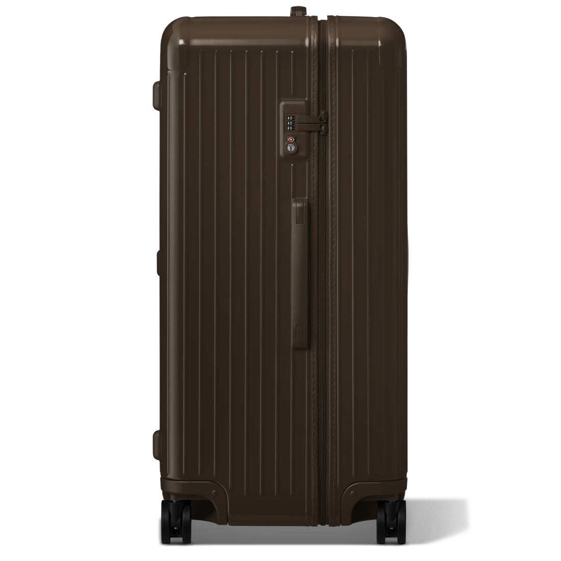 Essential Trunk Plus Large Lightweight Suitcase, Cedar Brown