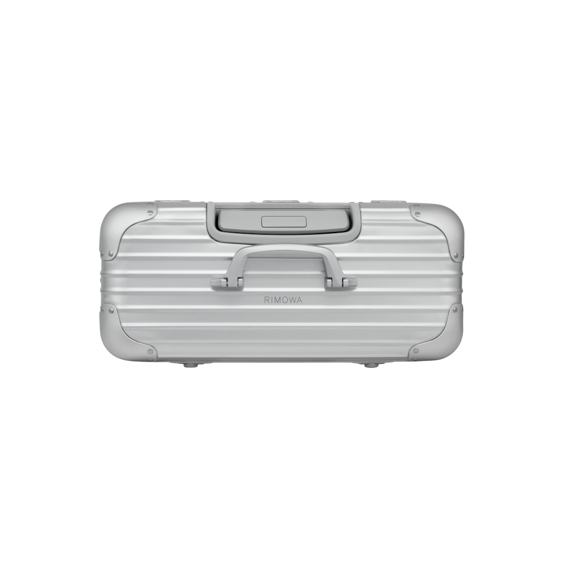 Rimowa TOPAS Piccolo Attache Case Bag Silver 35×21×15cm Excellent