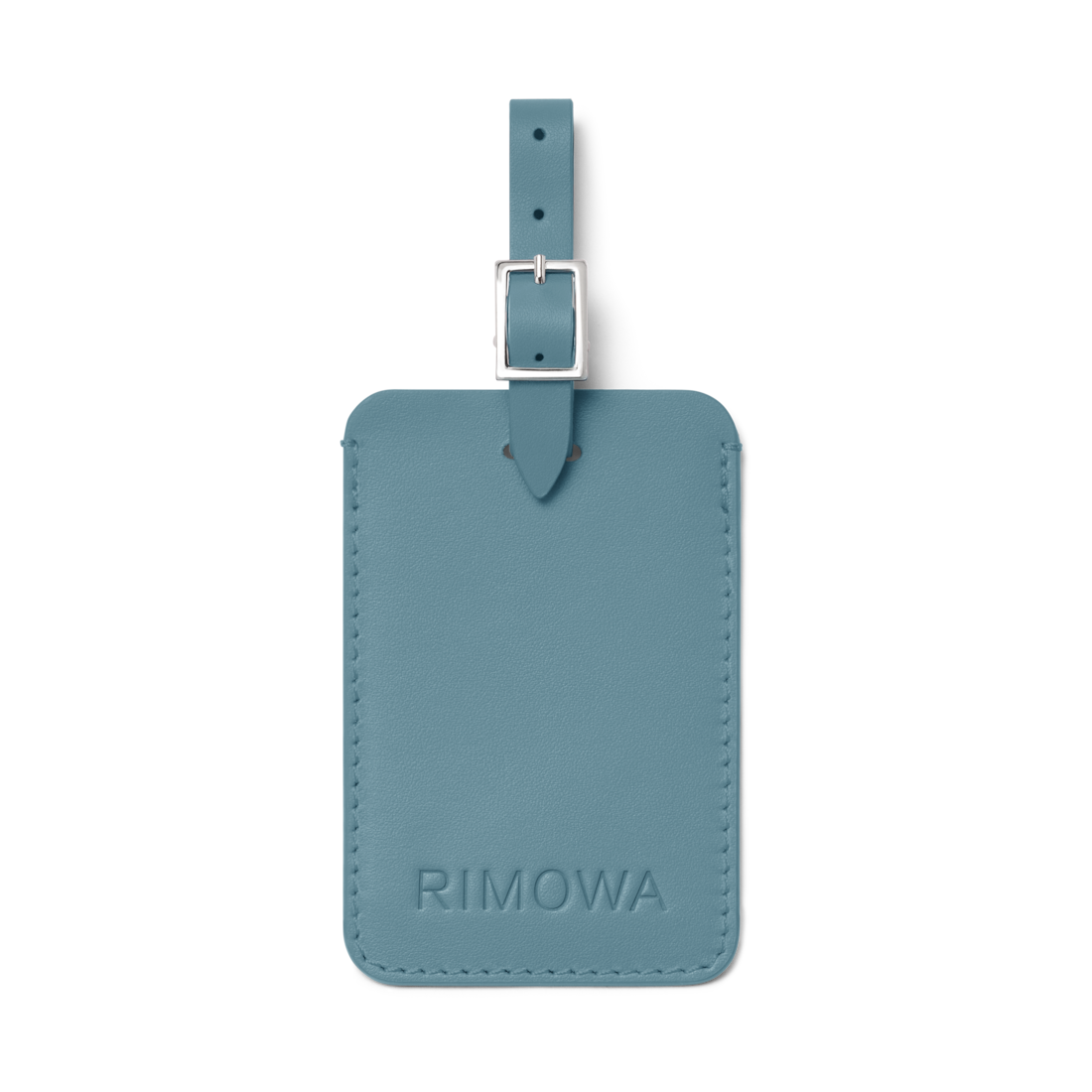 Cloud Blue Personalised Leather Luggage Tag | RIMOWA