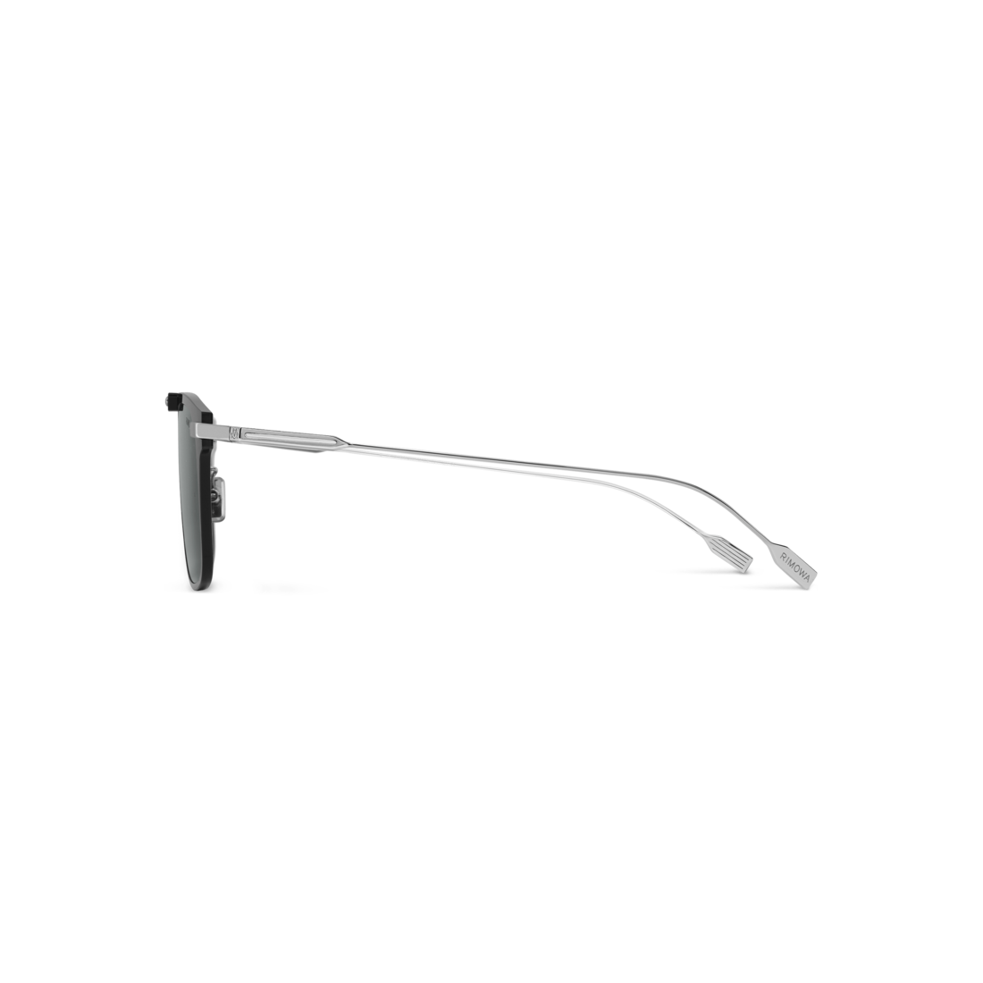 Square Black Sunglasses image number 4