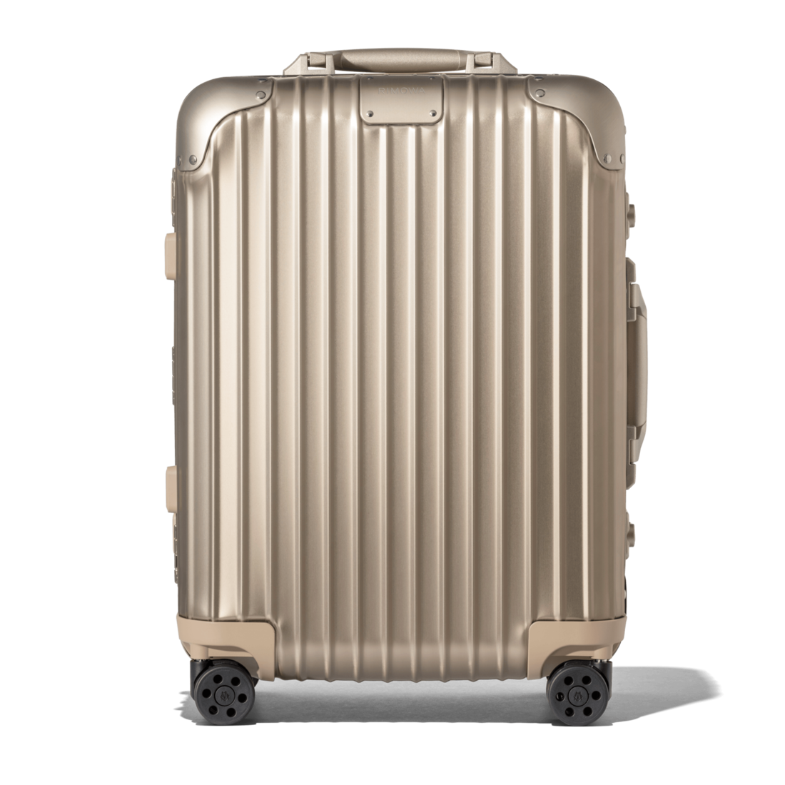 Original Cabin S Aluminium Small Carry-On Suitcase | Titanium | RIMOWA