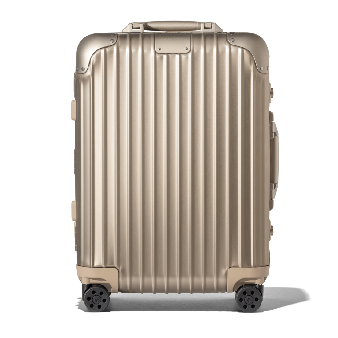 Original Cabin S Aluminium Small Carry-On Suitcase | Titanium | RIMOWA