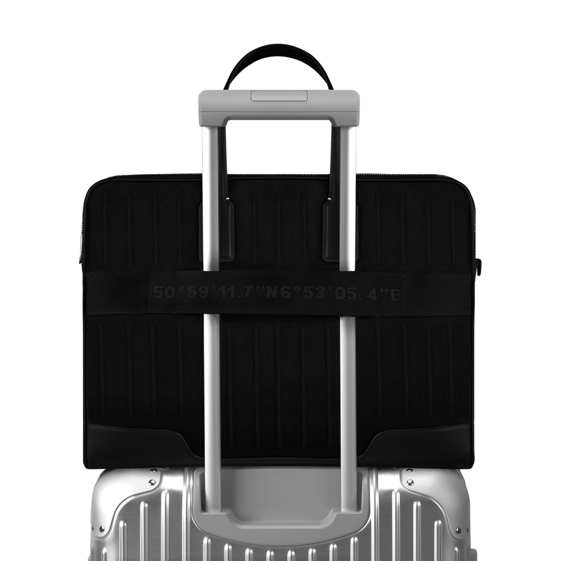 Shop Rimowa Canvas & Leather In Black