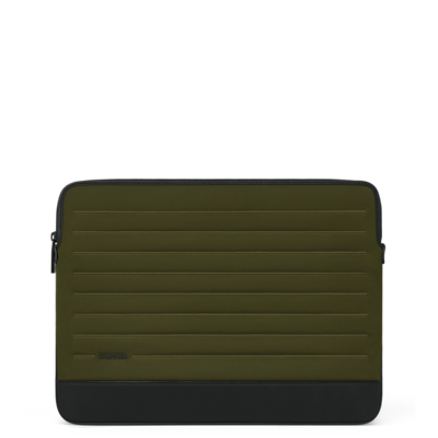 Shop Rimowa Nylon Flat Pouch Laptop Bag In Khaki_nylon