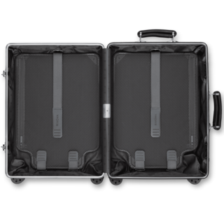 CarryOn Valigia Rigida In Alluminio Bagaglio A Mano 32L - Trolley Cabina Con Luci TSA, Argento