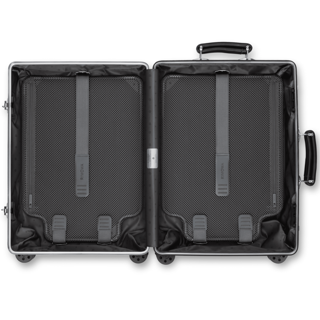 CarryOn Valigia Rigida In Alluminio Bagaglio A Mano 32L - Trolley Cabina Con Luci TSA, Argento