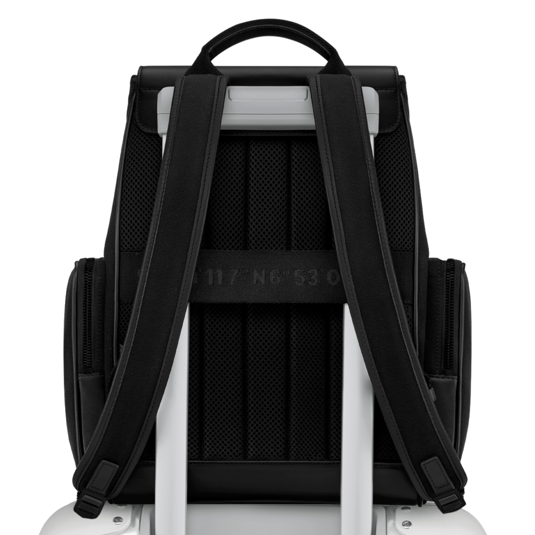 Never Still Small Flap Backpack in Canvas | All Black | RIMOWA Never Still Small Flap Backpack in Canvas | All Black | RIMOWA