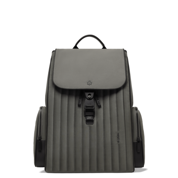 Shop Rimowa Nylon Flap Backpack Large In Schiefergrau In Slate Grey