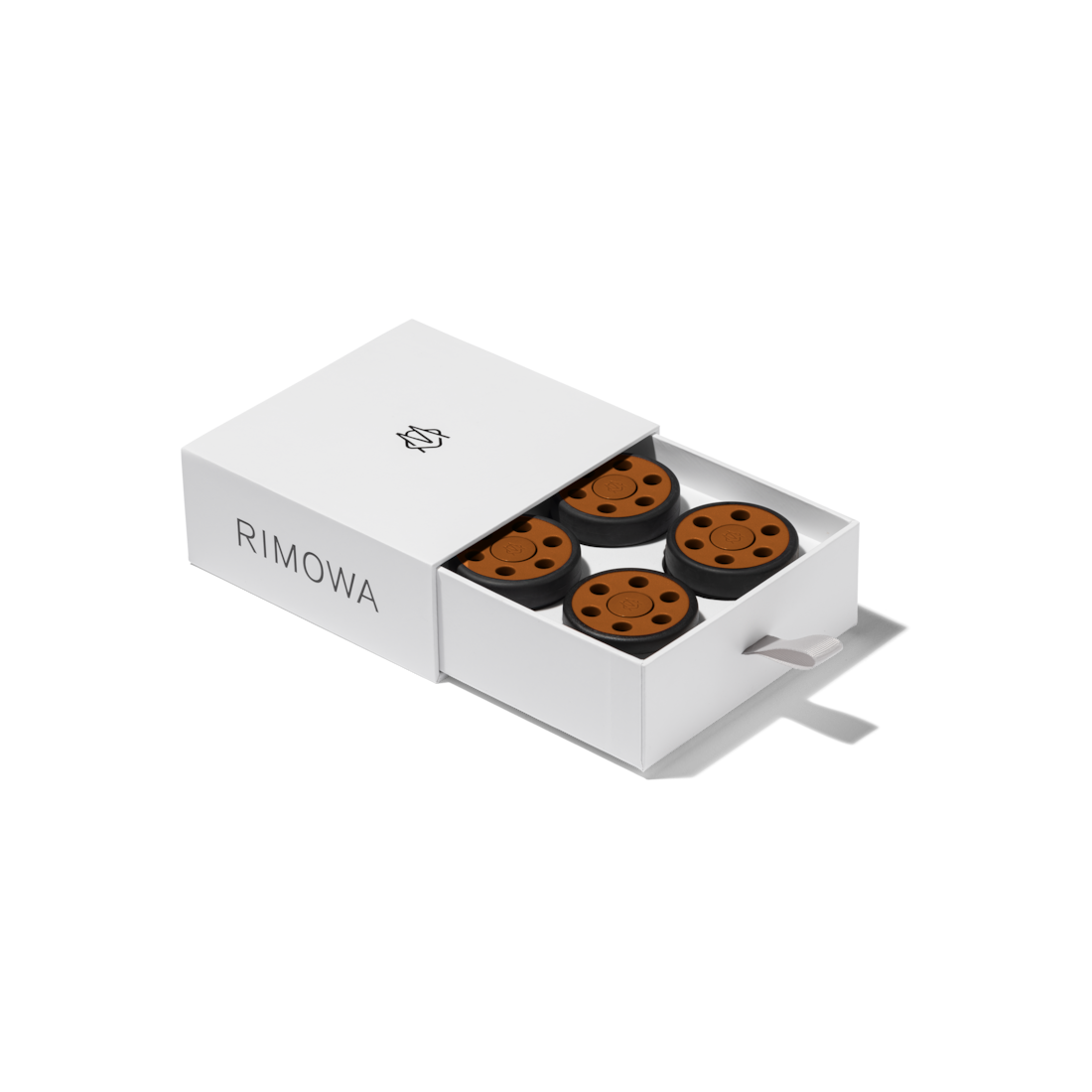 Cognac Brown Luggage Wheels Set | RIMOWA