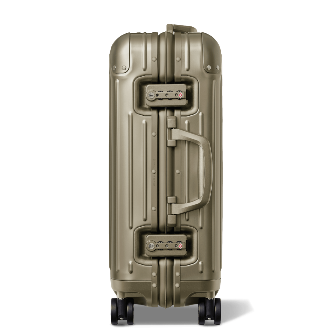 Original Cabin S Aluminium Small Carry-On Suitcase | Titanium | RIMOWA