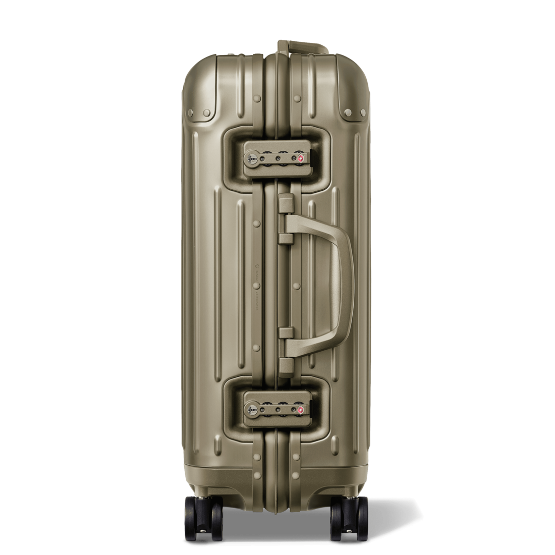 Original Cabin S Aluminium Small Carry-On Suitcase | Titanium | RIMOWA