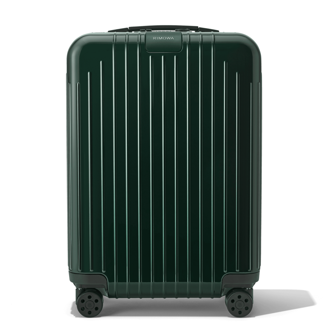 Essential Lite Cabin S Small Carry-On Suitcase | Gloss green | RIMOWA
