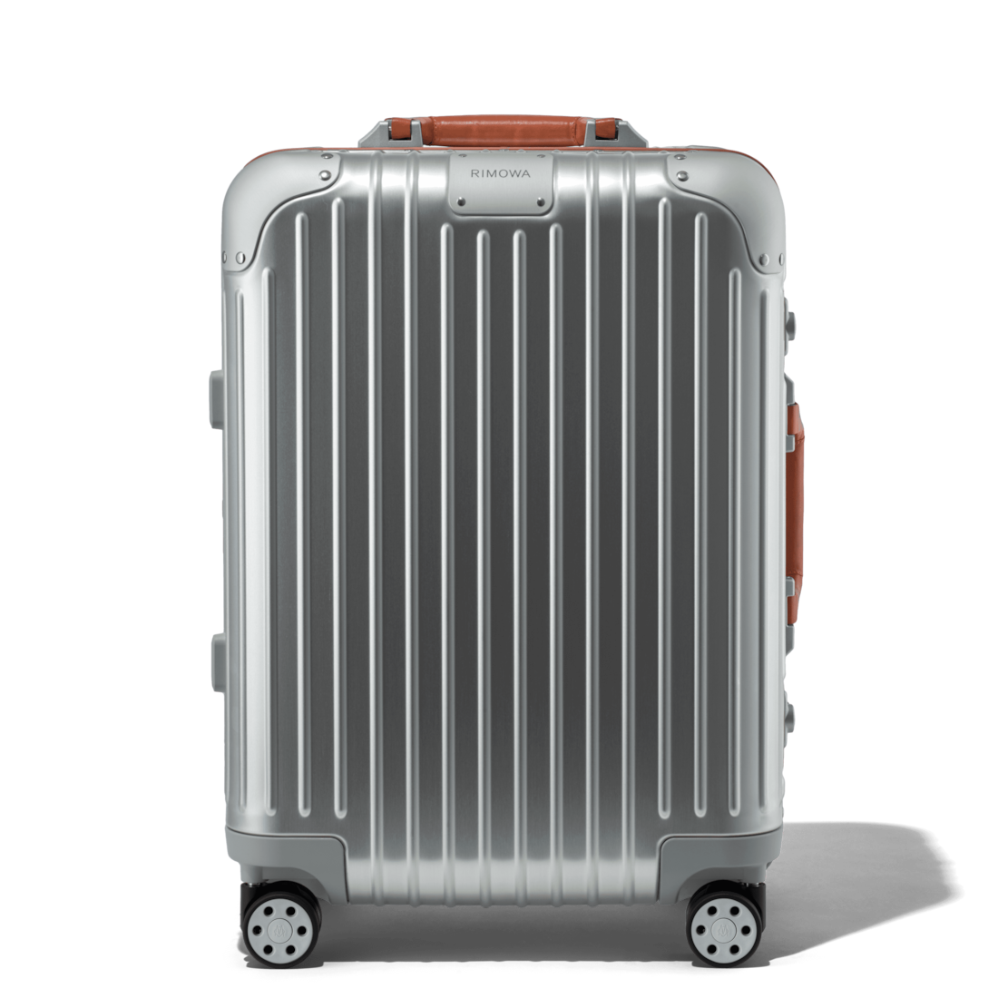 Original Cabin Twist Suitcase in Silver & Brown - RIMOWA - Ex Ten