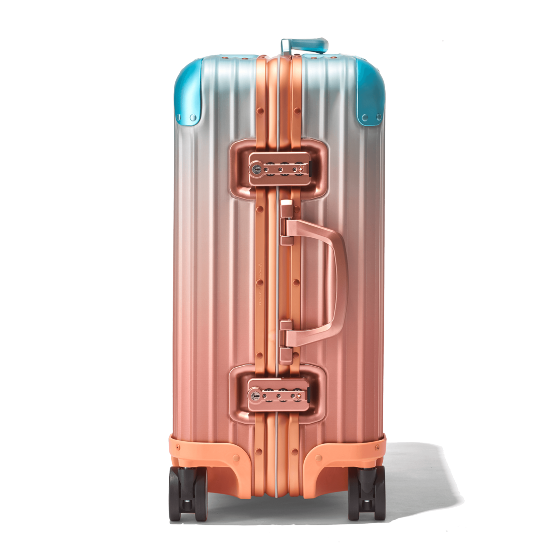 RIMOWA x Alex Israel Suitcase Peach Blue