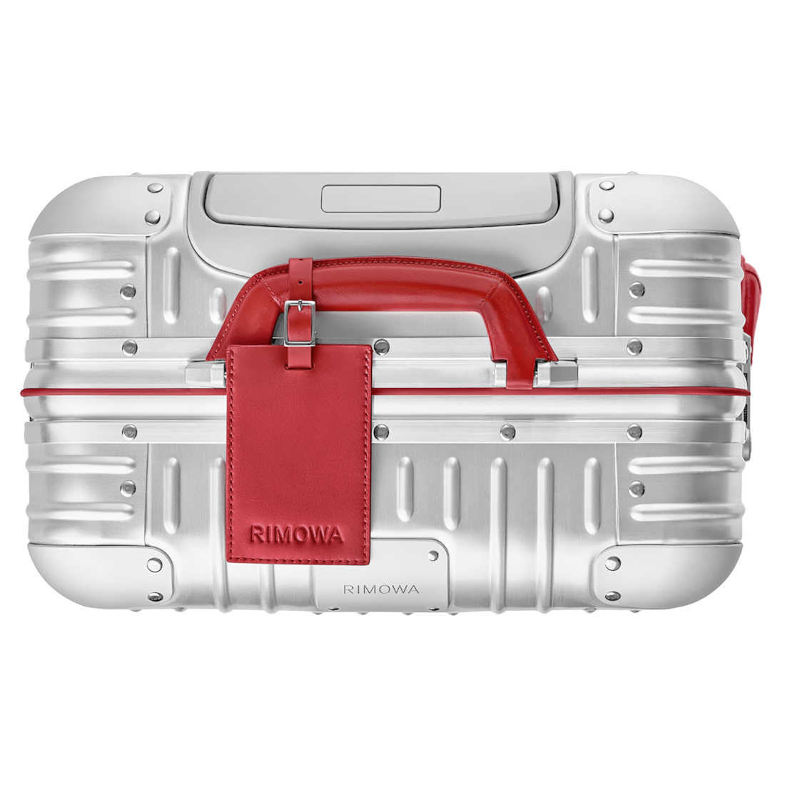 Original Cabin Twist スーツケース シルバー&レッド | RIMOWA