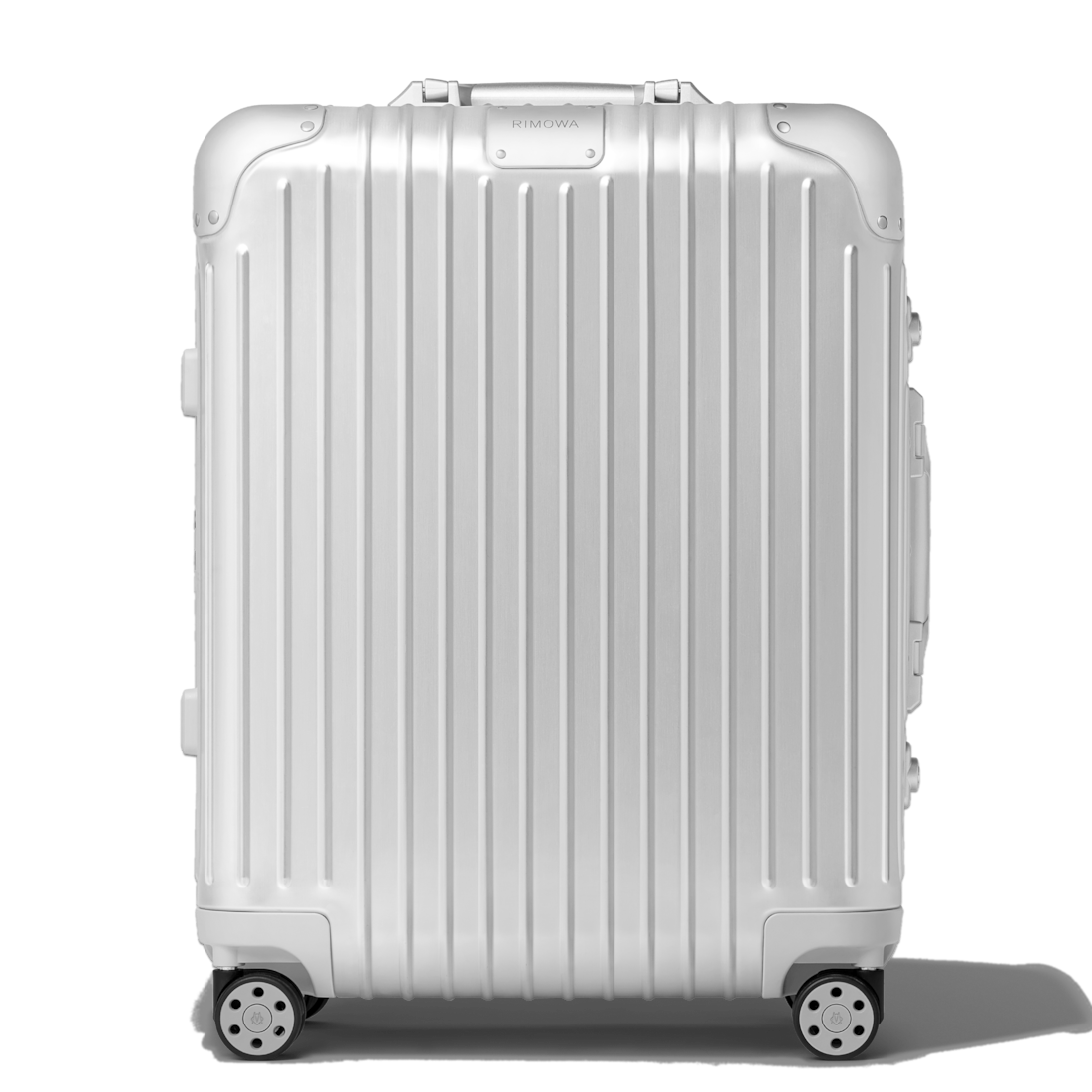 RIMOWA Original Cabin Plus Carry-On Suitcase in Silver - Aluminum - 22,1x17,8x9,9