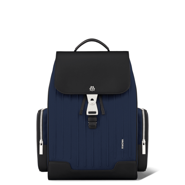 Shop Rimowa Canvas & Leather In Navy & Black