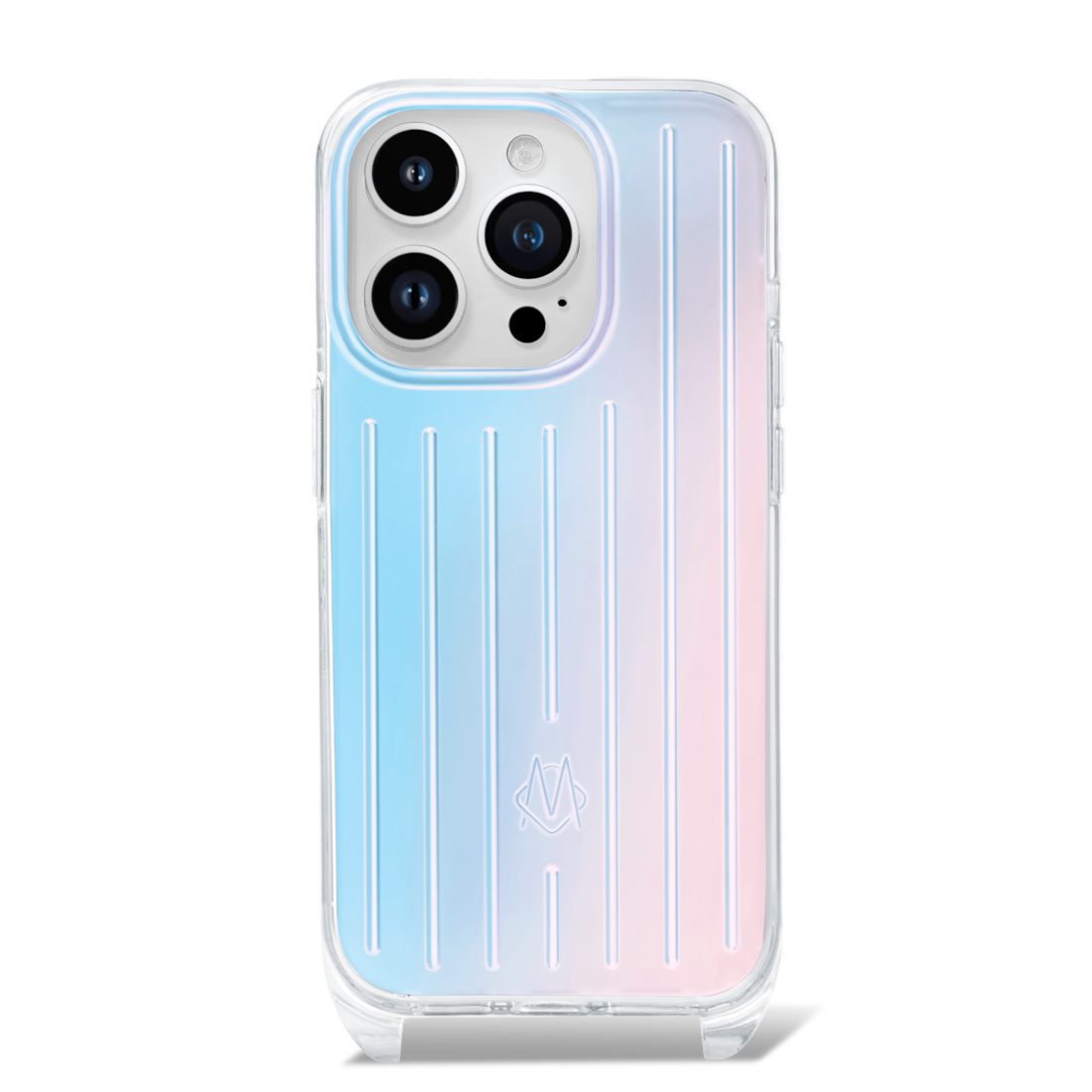 Funda iridiscente para iPhone 15 Pro con correa image number 0