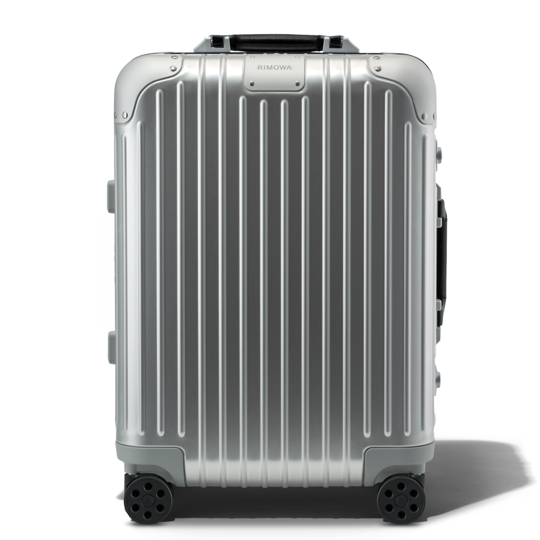 Cabin Twist Suitcase in Silver & Black |
