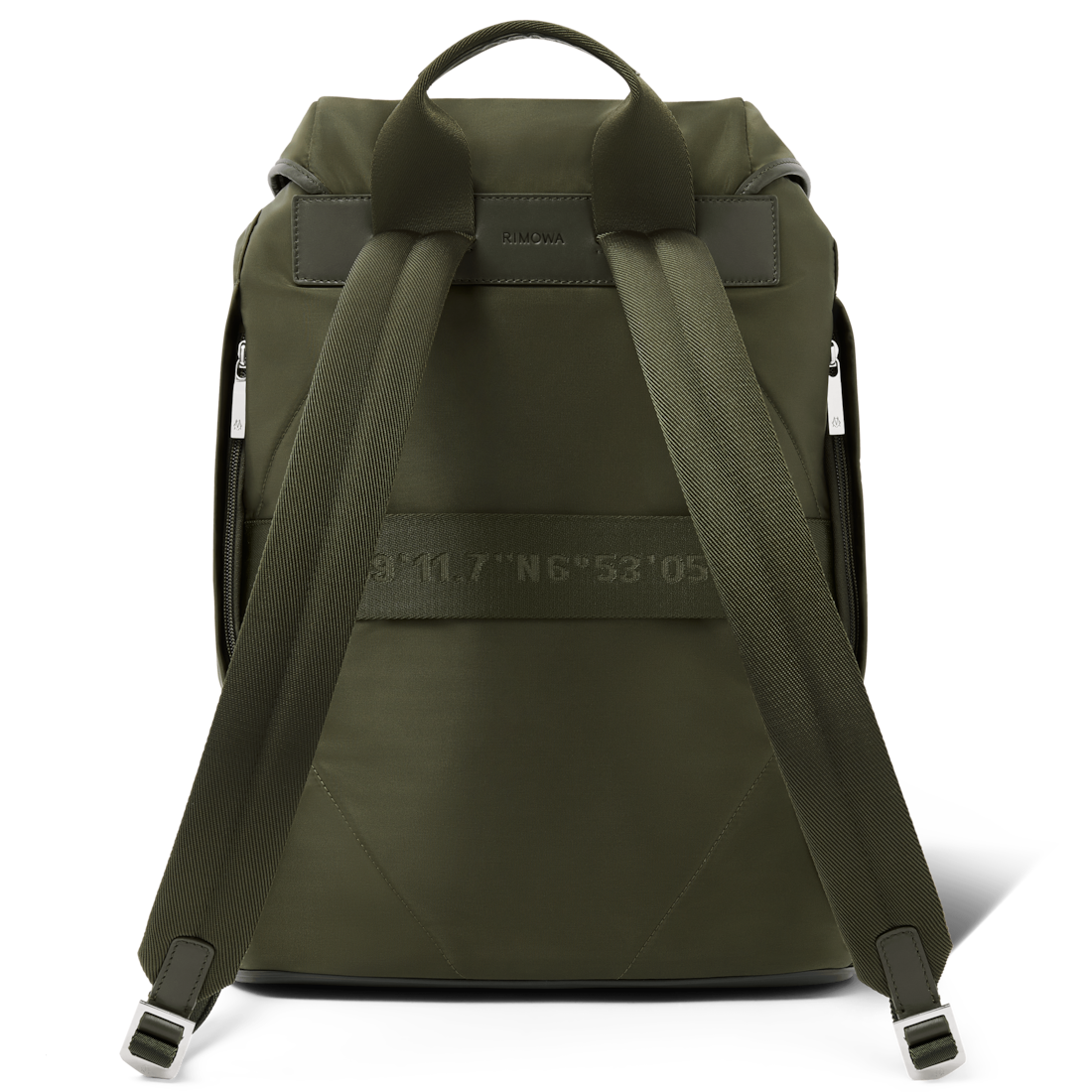 Signature Flap Backpack in ECONYL® Nylon - BLACK | RIMOWA