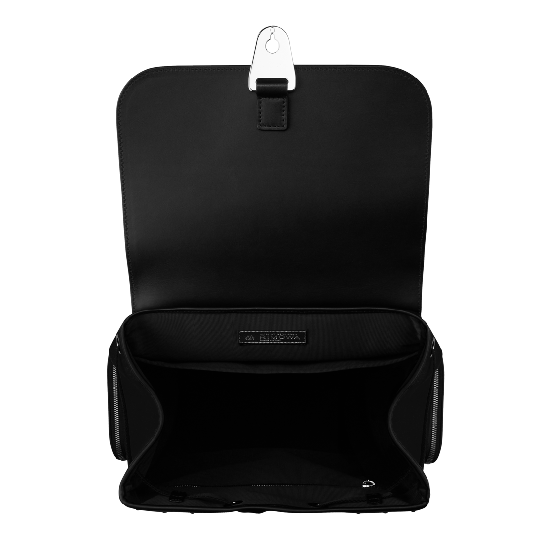 Shop Rimowa Canvas Flap Backpack Small In Black