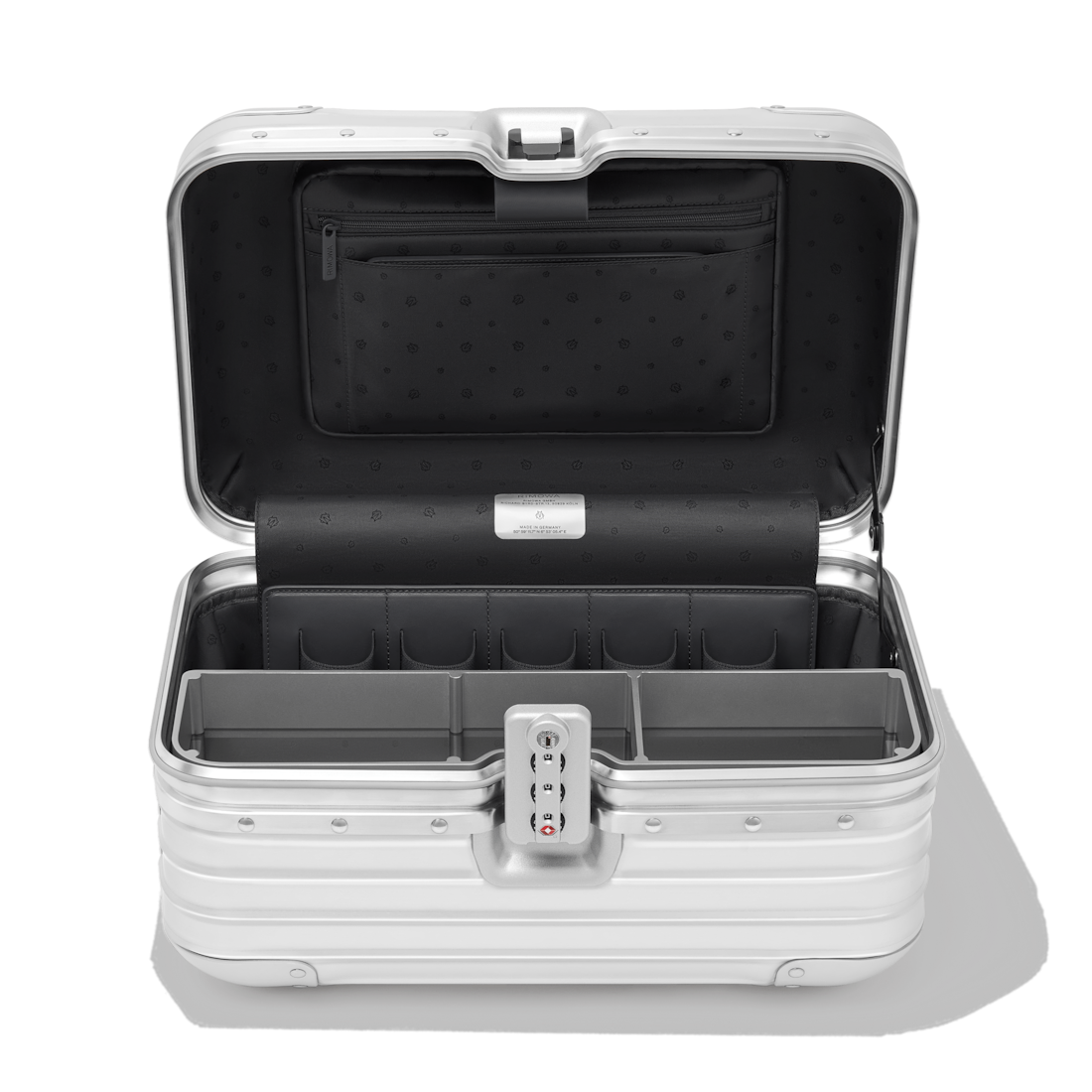 Aluminum Travel Vanity Case in Silver RIMOWA