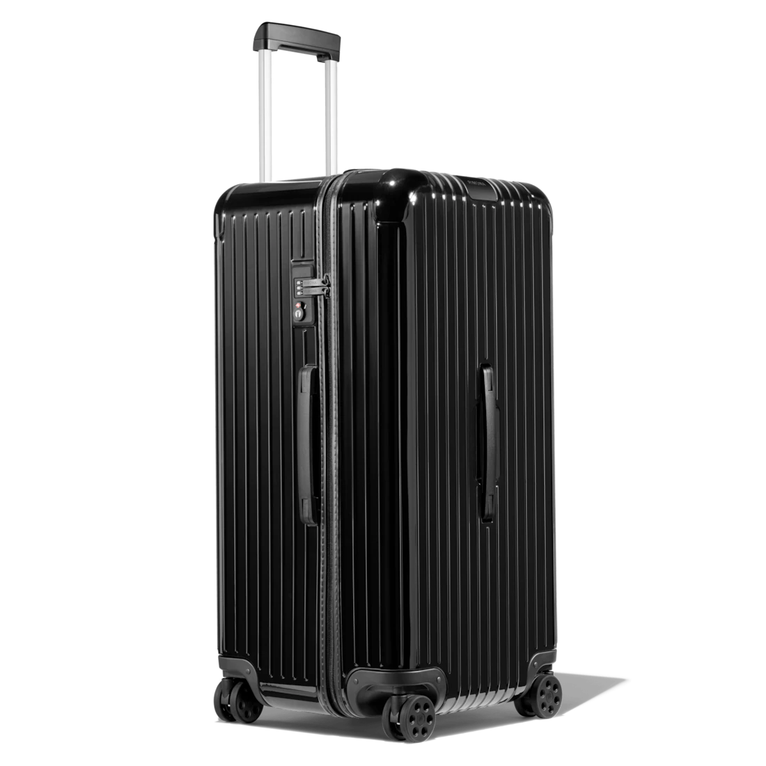 Essential Trunk Plus Large Suitcase, Black Gloss