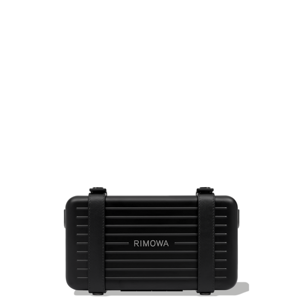 Shop Rimowa Aluminium Cross-body Bag In Black In Schwarz