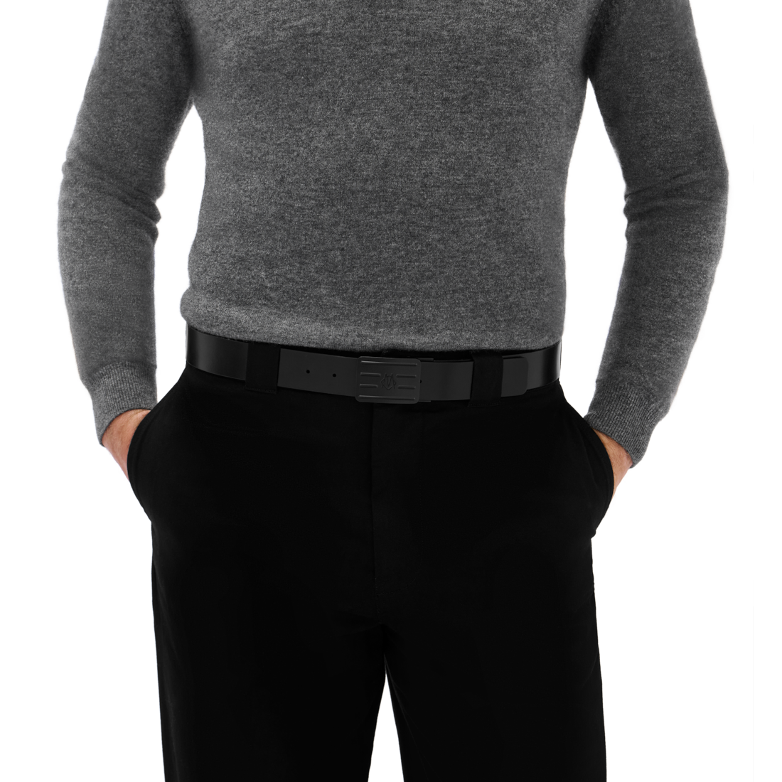 Reversible Leather Badge Belt image number 3