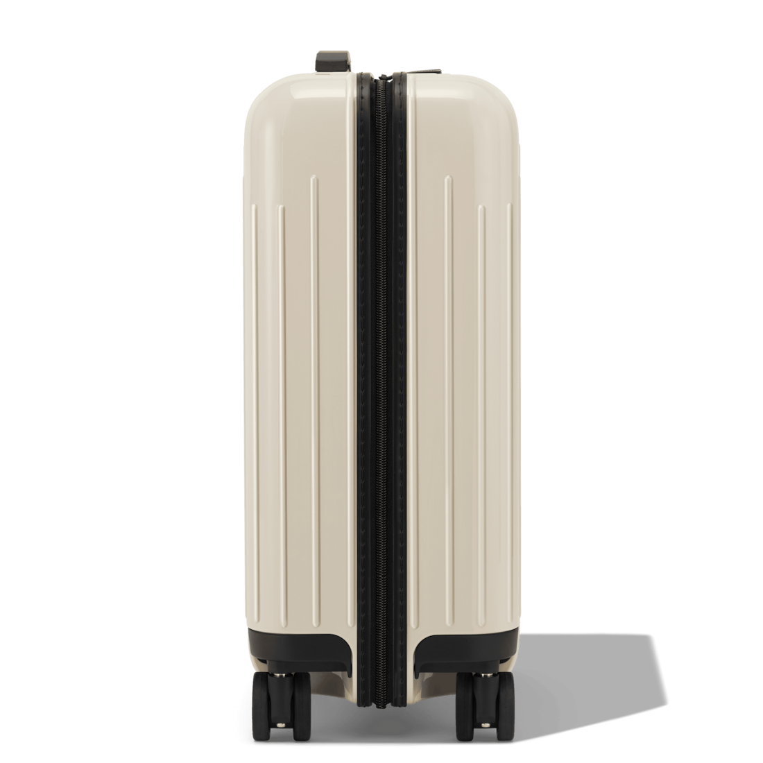 off-white bares your belongings in transparent rimowa luggage