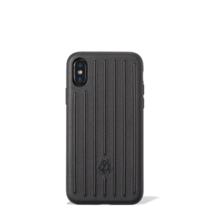 Leather Black Case for iPhone XS