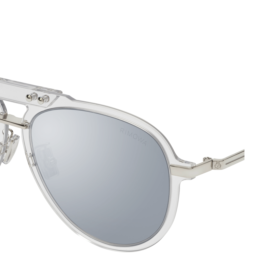 Pilot Transparent Sunglasses image number 5
